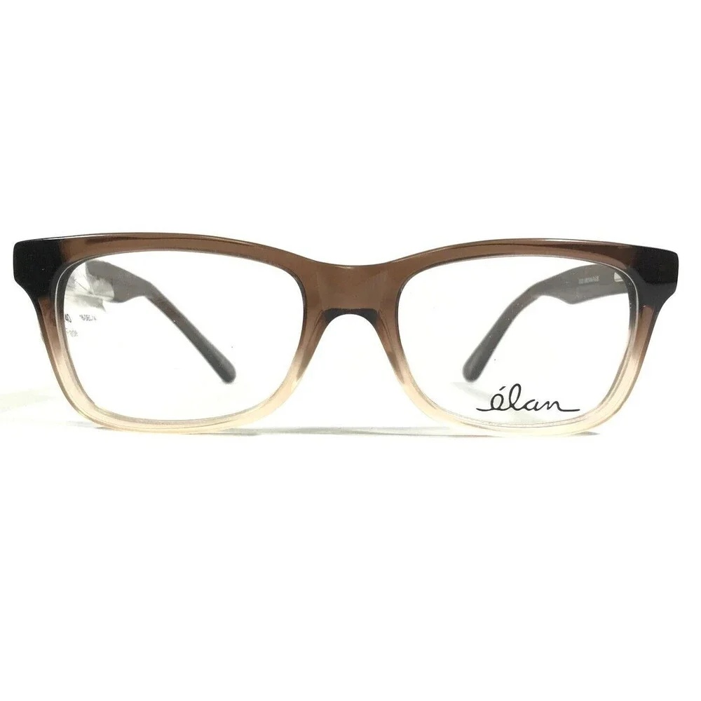 Elan 3002 BROWN FADE Eyeglasses Frames Clear Square Full Rim 50-17-140